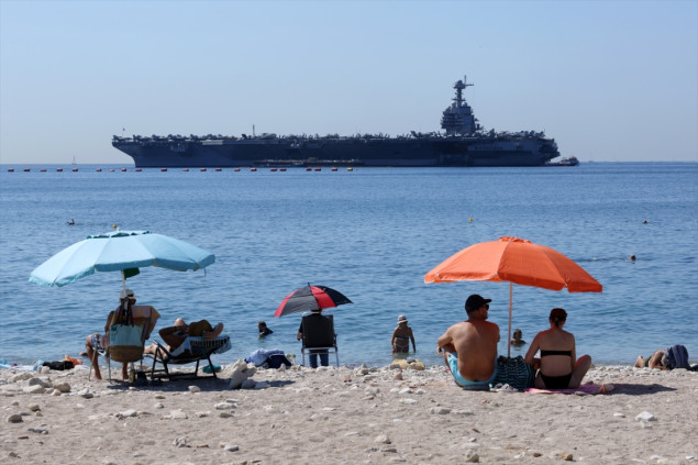 Najmoderniji američki nosač aviona prošao pored grčke luke Pirej