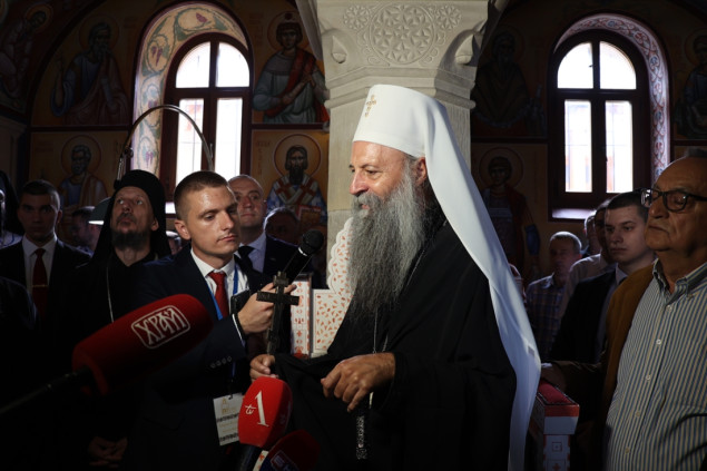 Patrijarh Porfirije iz manastira Žitomislić uputio poruke ljubavi i mira