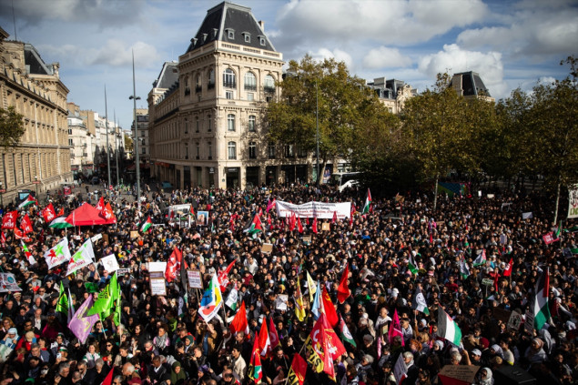Desetine hiljada ljudi na skupu podrške Palestini u Parizu