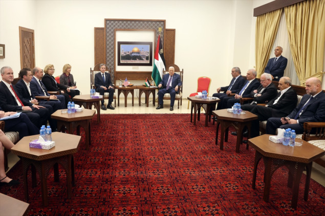 Abbas na sastanku s Blinkenom zatražio okončanje napada na Gazu
