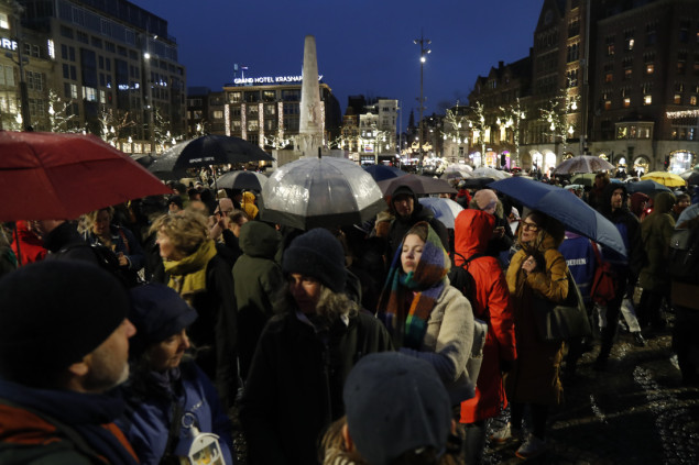 Protesti u Amsterdamu protiv pobjede antiislamskog populiste Geerta Wildersa