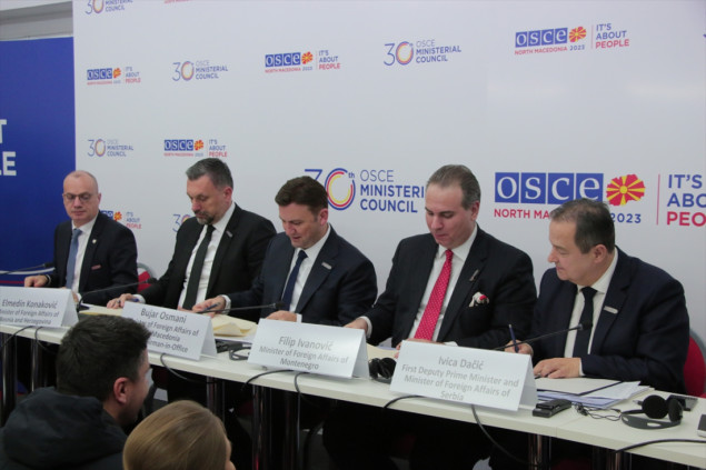 Ministarski sastanak OSCE-a u Skoplju: Potpisana zajednička izjava o borbi protiv korupcije