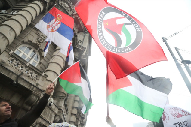 I pored zabrane, u Beogradu održan skup podrške Palestini