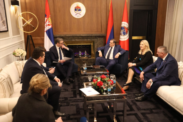 Vučić se u Banjaluci sastao s Dodikom: Težak dan za cjelokupan srpski narod