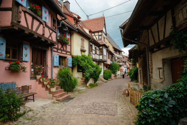 Francusko selo Eguisheim, jedno od najljepših u Evropi