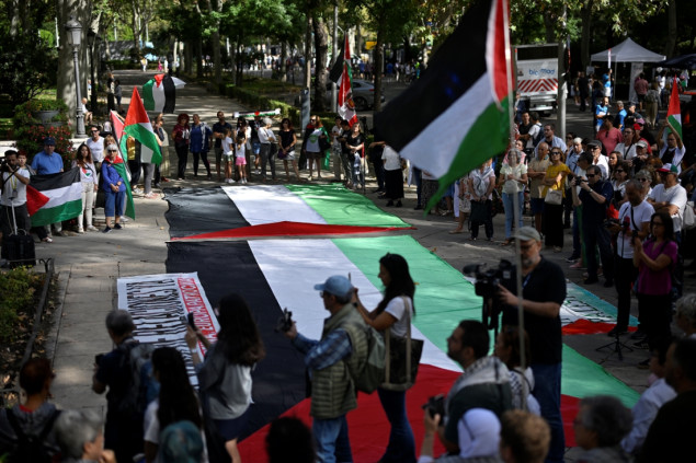Zdravstveni radnici u Madridu protestuju protiv rata Izraela u Gazi