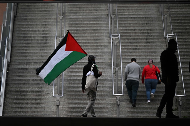 Demonstranti u Londonu tražili izbacivanje Izraela iz UEFA-e i FIFA-e