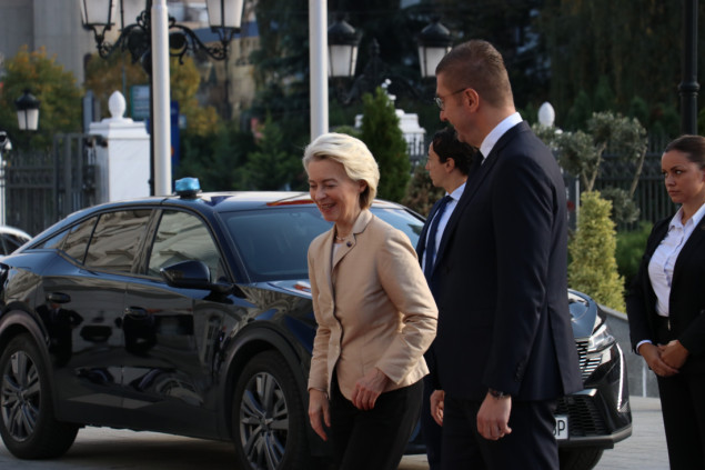 Von der Leyen u Skoplju: Potvrda evropskog partnerstva sa Sjevernom Makedonijom
