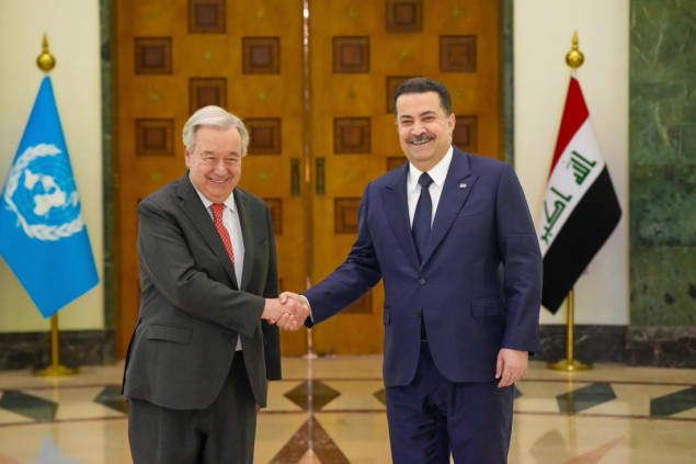 Guterres u Bagdadu na ceremoniji zatvaranja Misije UN-a u Iraku nakon 22 godine