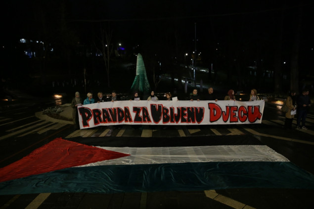 Čitanjem imena ubijene djece, Sarajevo podsjetilo na tragediju Gaze i glavnog grada BiH