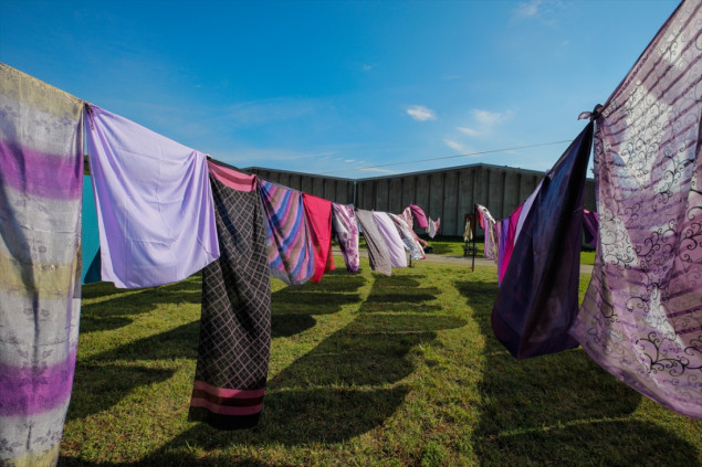 Umjetnička instalacija "Majčina marama" otvorena u Memorijalnom centru