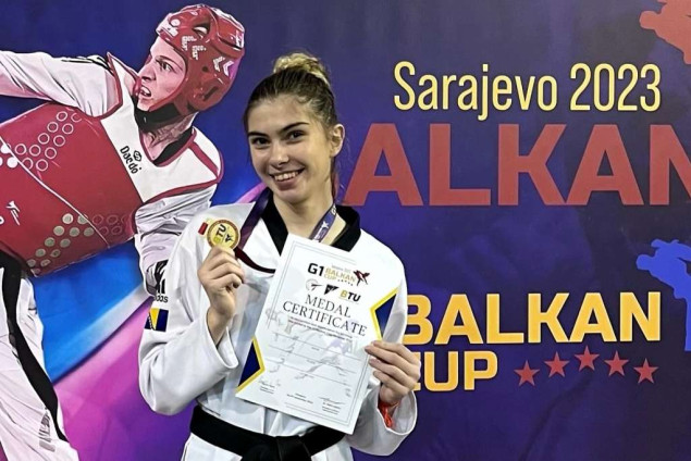 Avdagić osvojila zlatnu medalju na taekwondo turniru "G1 Balkan Cup 2023"