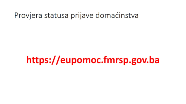 Građani u FBiH mogu provjeriti da li ispunjavaju uslove za novčanu pomoć EU
