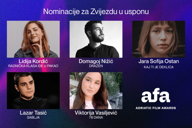 Objavljene nominacije za AFA nagrade (Adriatic Film Awards) 2025.