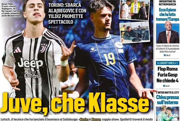 Tuttosport posvetio naslovnicu Alajbegoviću: Juve, kakva klasa