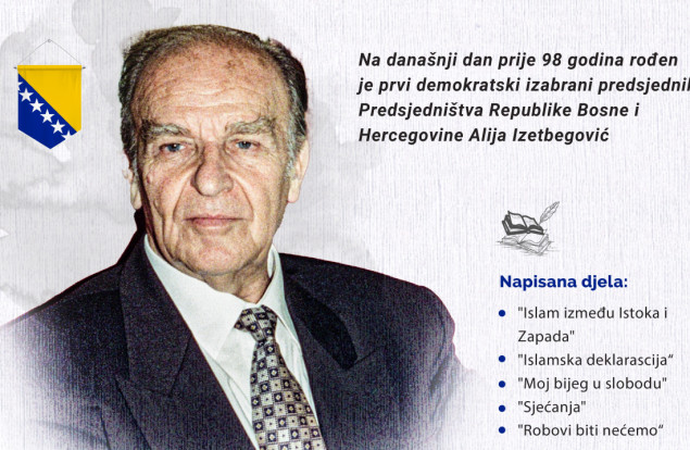 Danas je 98 godina od rođenja Alije Izetbegovića