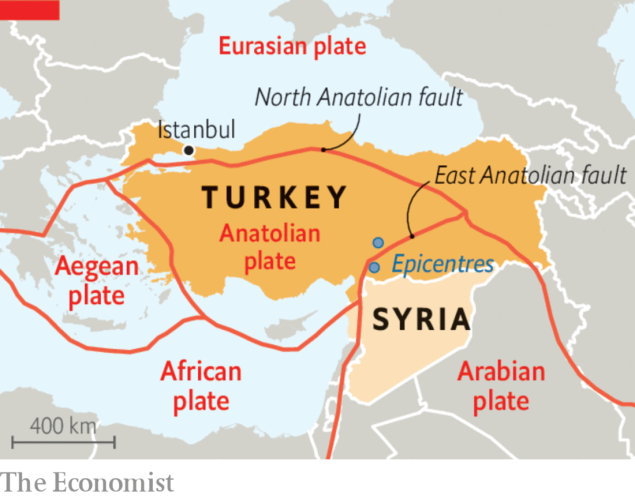 Arapska tektonska ploča se pomjerila tri metra