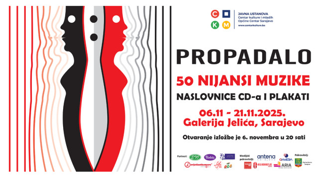 U CKM Sarajevo izložba Ivice Propadala "50 nijansi muzike"