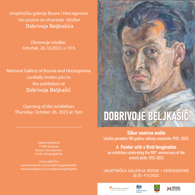 U UG BiH izložba Dobrivoje  Beljkašić-Slikar nemirne mašte