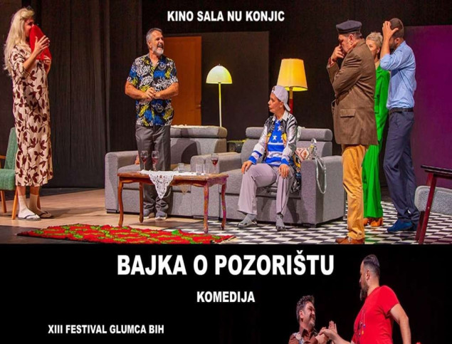 Festival glumca u BiH: Narodno pozorište Mostar nasmijalo konjičku publiku 'Bajkom o pozorištu'