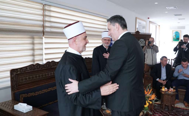 Upriličeno tradicionalno bajramsko čestitanje kod reisu-l-uleme