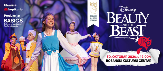 BKC KS najavljuje mjuzikl “Disney’s Beauty and the Beast JR."
