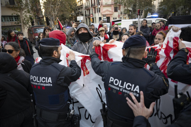 Propalestinske demonstracije na početku Regionalnog foruma Unije za Mediteran