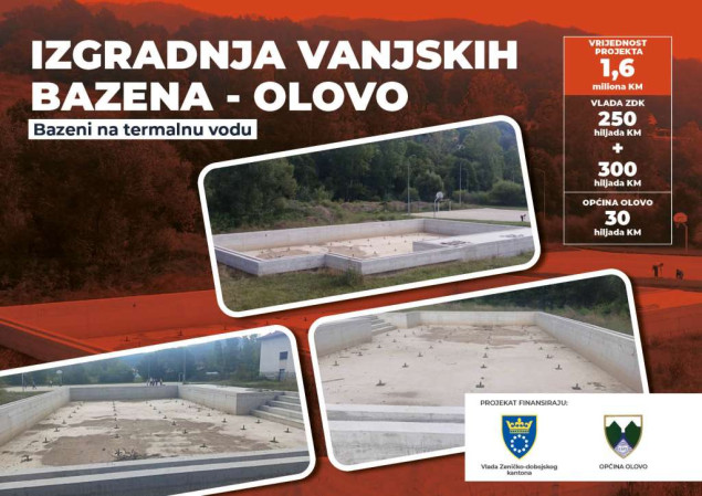 Olovo dobija savremeni bazenski kompleks na termalnu vodu