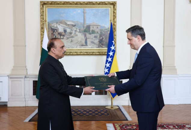 Bećirović primio akreditivno pismo novoimenovanog ambasadora IR Pakistan u BiH