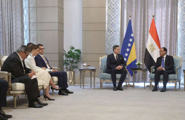 Bećirović s premijerom Egipta: Jačat ćemo ekonomske veze BiH i Egipta