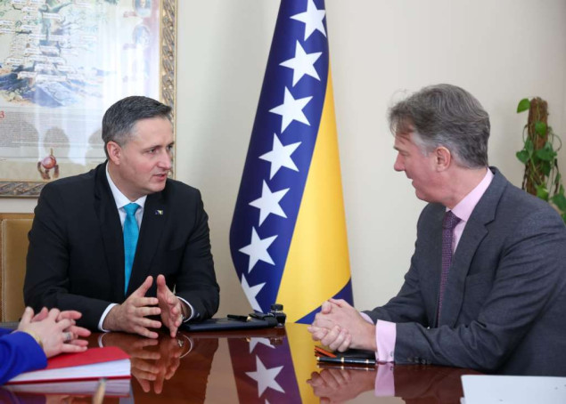 Bećirović i Reilly o sigurnosnoj situaciji u regiji i na očuvanju mira i stabilnosti u BiH