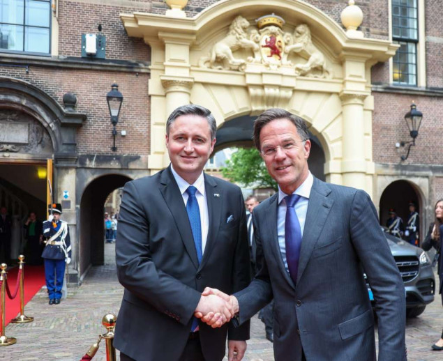 Bećirović i Rutte ukazali na jačanje ekonomske saradnje zbog rasta trgovinske razmjene