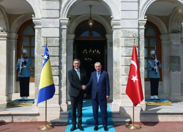 Bećirović danas u Istanbulu s predsjednikom Republike Turske Erdoganom