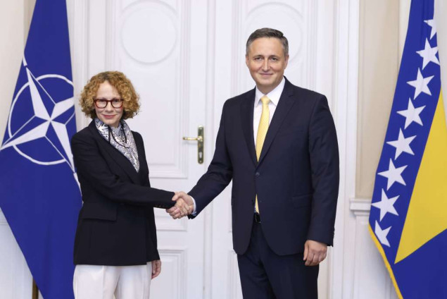 Bećirović sa zamjenicom generalnog sekretara NATO-a: Ne smije biti sigurnosnog vakuuma u BiH