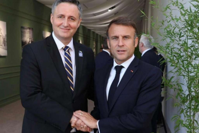 Bećirović upoznao Macrona o političkim, sigurnosnim i drugim izazovima u BiH i regiji