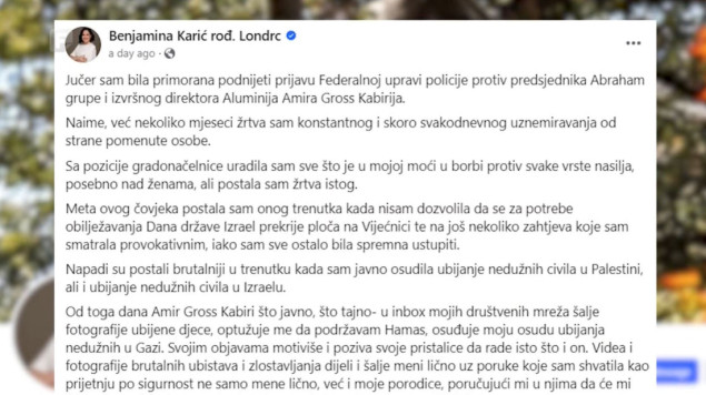 Gradonačelnica Karić dobila pojačanu policijsku zaštitu