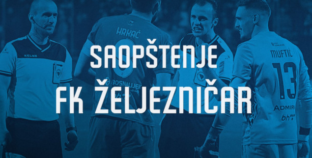 Željezničar uložio zvanični Prigovor na suđenje u utakmici protiv Veleža