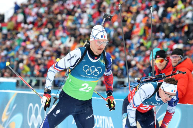 Francuska muška štafeta olimpijski pobjednik u biatlonu