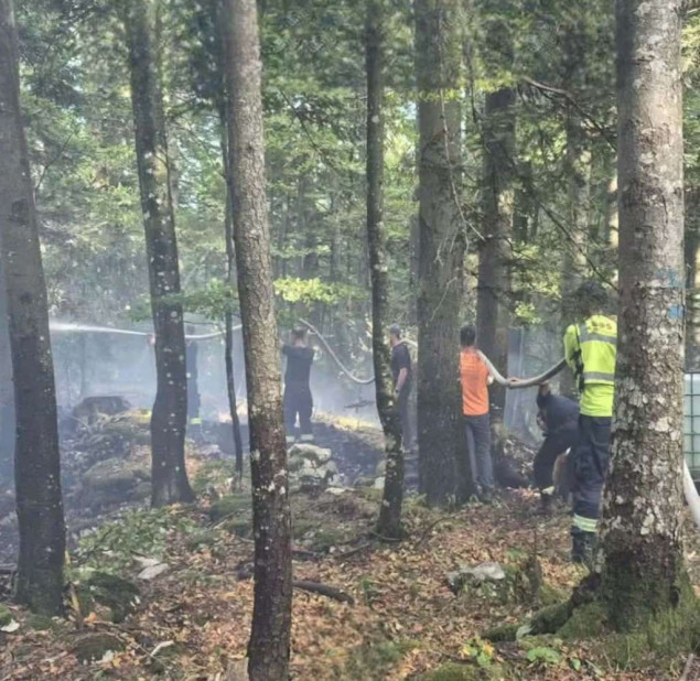 Požar na Plješevici: Nema otvorenog plamena, ekipe saniraju podzemna žarišta