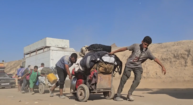 Palestinci bježe ka jugu Gaze: ‘Noću se osjeća kao da nas smrt okružuje’