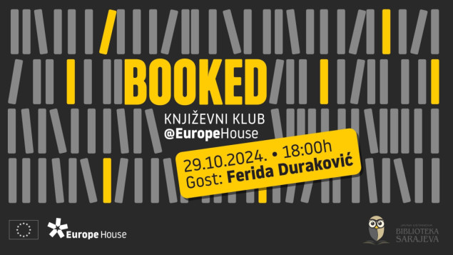 Književni klub Europe House: Gošća Ferida Duraković