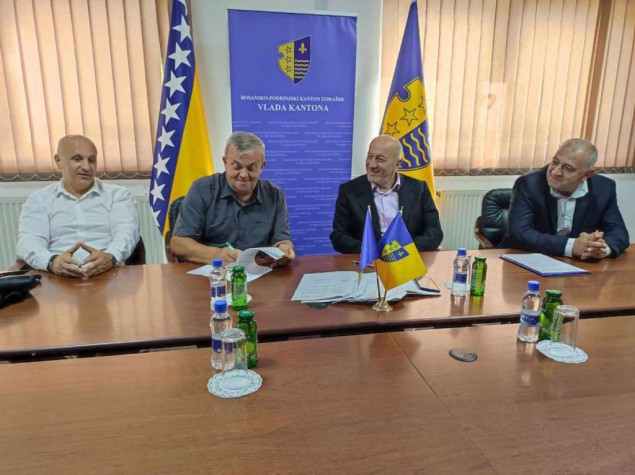 Potpisan ugovor za sanaciju klizišta na regionalnom putu Osanica-Ilovača-Prača