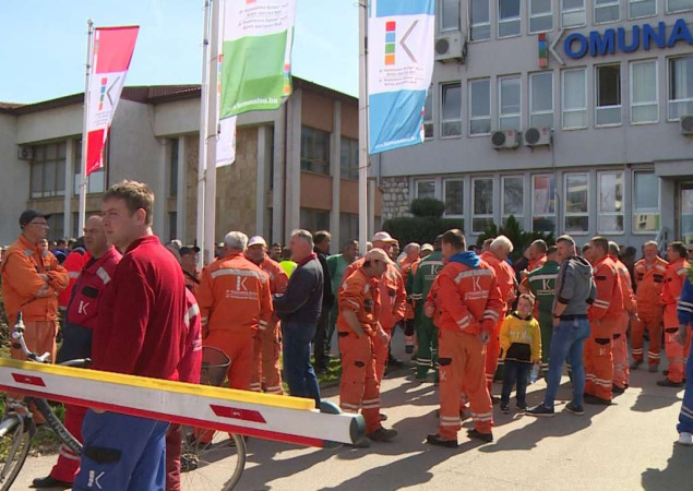 Štrajk upozorenja u JP 'Komunalno Brčko, radnici traže povećanje plata
