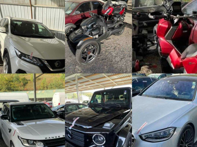 U akciji Bumerang oduzeti automobili, motocikli, novac, mobiteli, laptopi...
