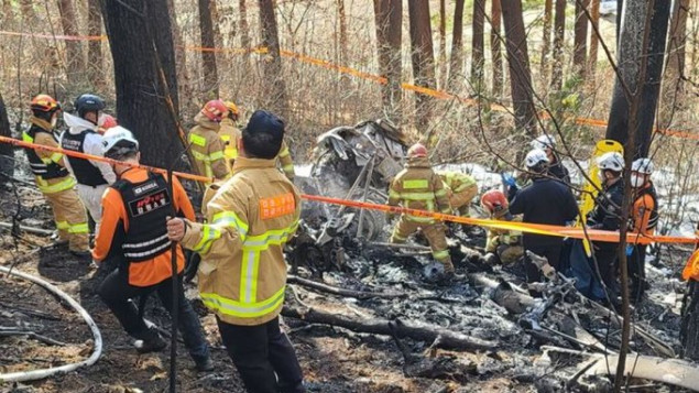 U padu helikoptera u Južnoj Koreji poginulo pet osoba