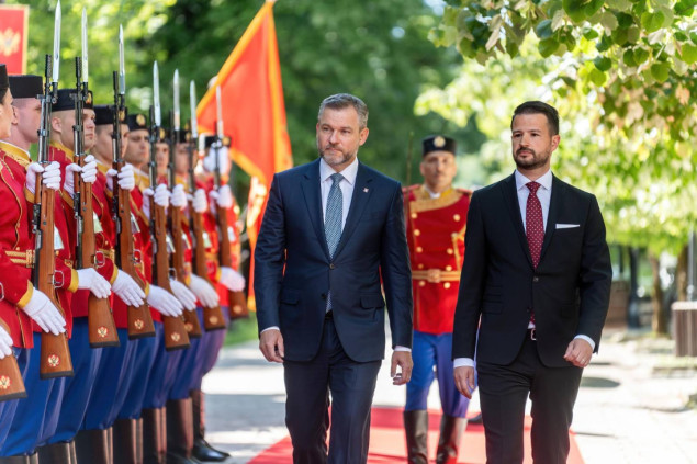 Milatović se na Cetinju sastao s predsjednikom Slovačke Pelegrinijem