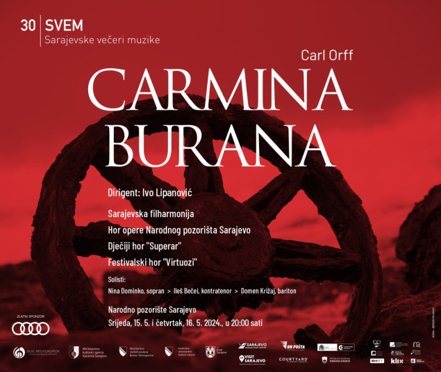 30. SVEM: U srijedu na sceni NP Sarajevo "Carmina Burana" Carla Orffa