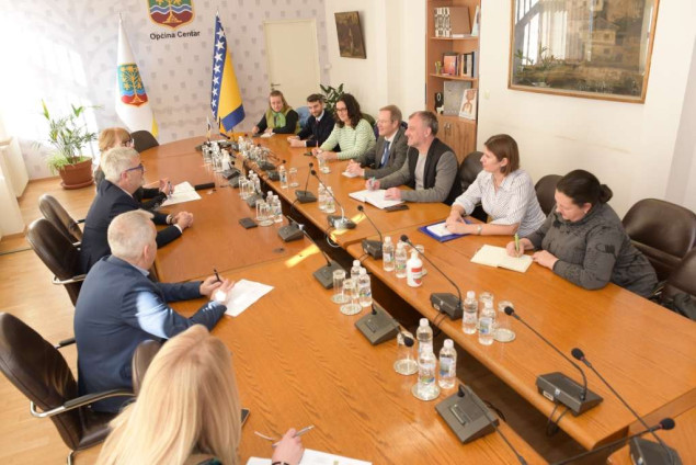 Predstavnici Delegacije EU u BiH u posjeti Općini Centar, prezentiran projekt 'E-bebe'
