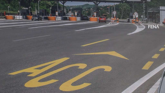 Radovi na sanaciji kolovoza na naplatnom mjestu Lepenica