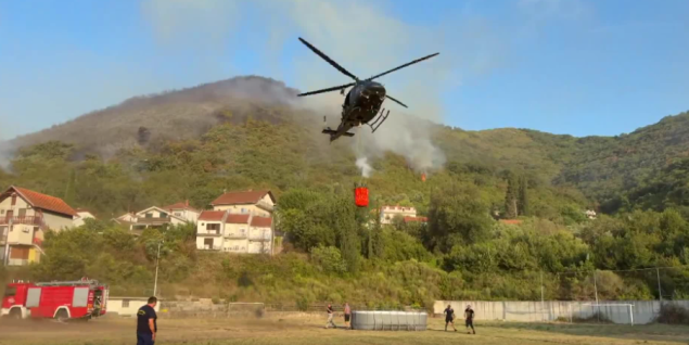Požar kod Herceg Novog stavljen pod kontrolu, pomogli i vatrogasci iz Trebinja
